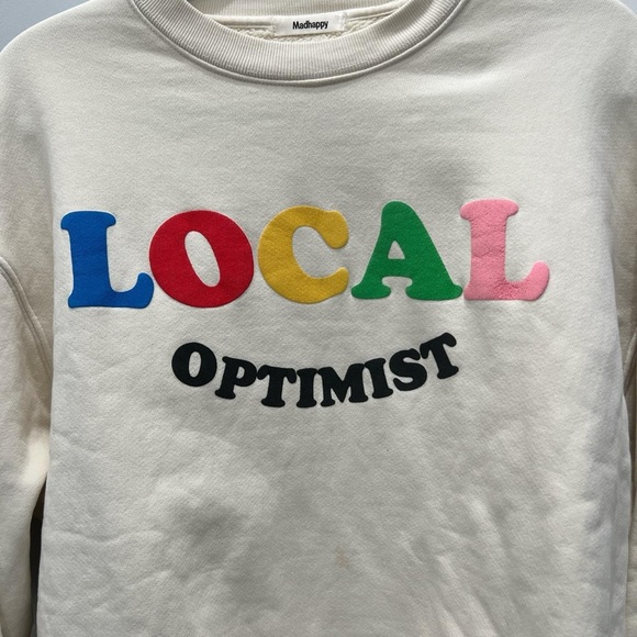 Madhappy local optimist crewneck size small - Picture 2 of 4